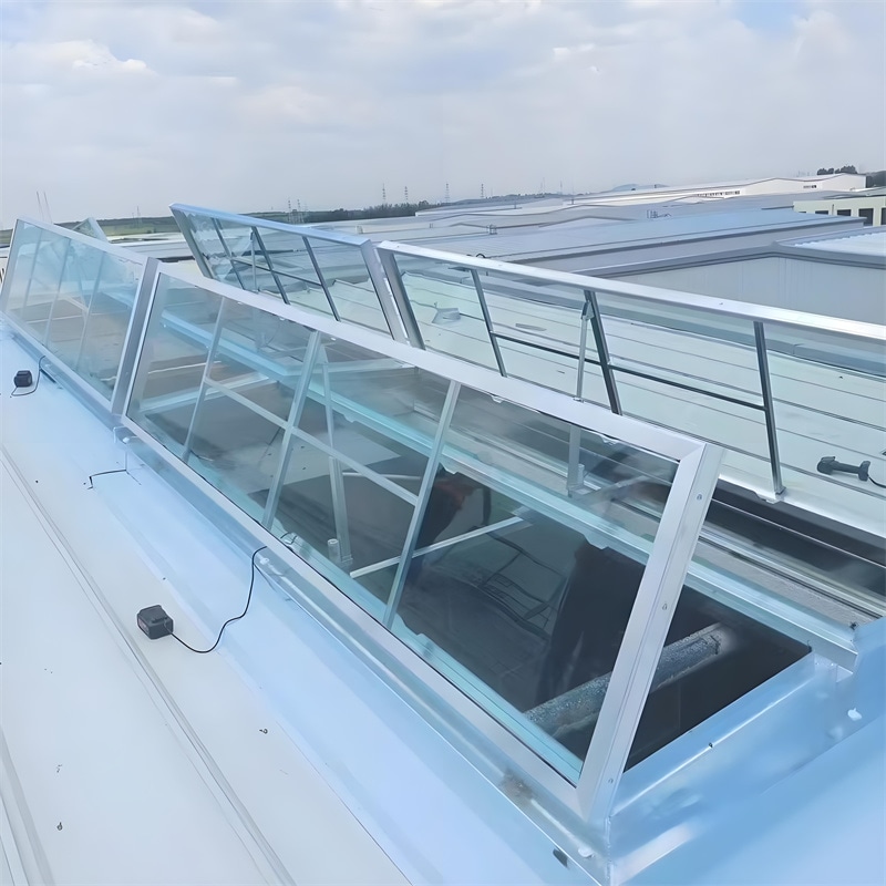 三角型電動(dòng)排煙天窗